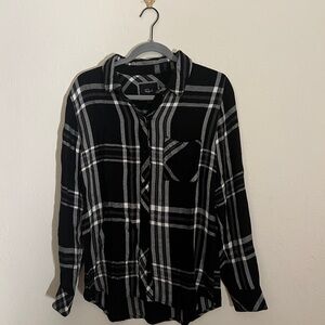 Rails Monochrome Plaid Shirt